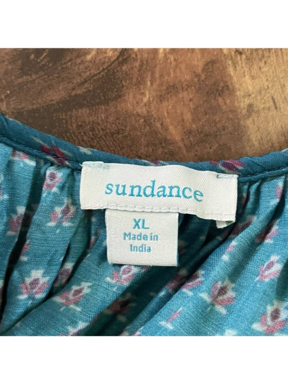 Sundance Womens La Villette Midi Dress Sz XL Boho Belted Floral Paisley Satin - Picture 14 of 14